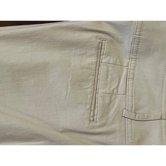 Lane Bryant Womens Beige Dress Capri Pants Size 20 Stretch Blend - Picture 9 of 9